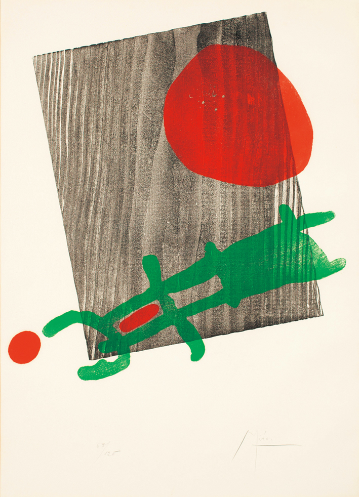  胡安·米罗 Joan Miró ——无标题（海报展览的书）